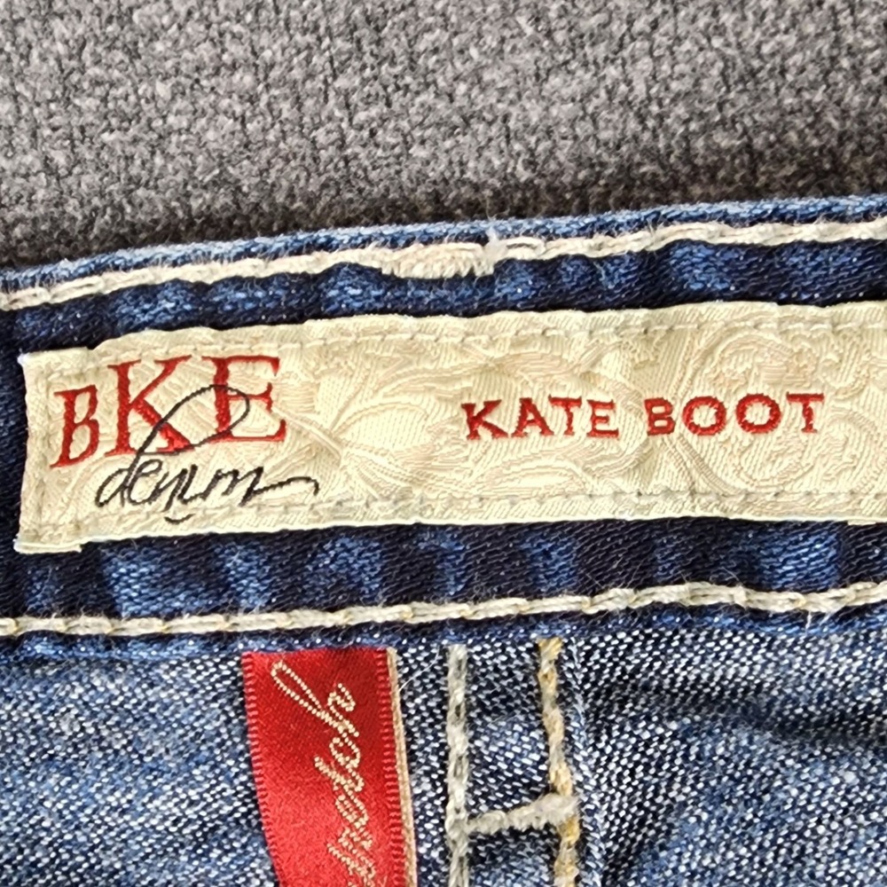 BKE Kate Bootcut Jeans Womens 31x33.5 Blue Medium Wash Stretch Denim BK15132L - Picture 9 of 12